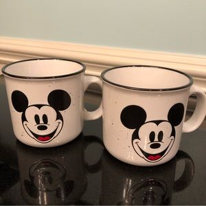 Mickey Mouse mugs (set of two)